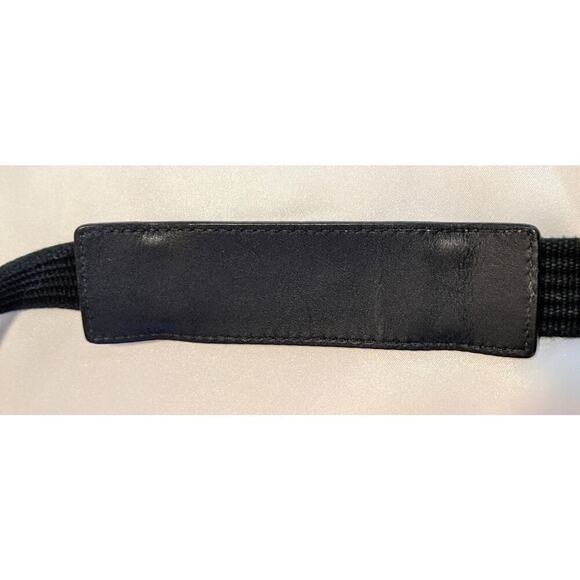 Coach Hampton Signature Swingpack Crossbody Black Canvas Python Patent Leather - Picture 7 of 10